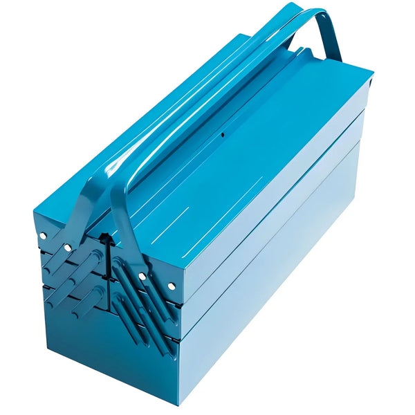 Caixa de Ferramentas com 7 Gavetas Azul + Brinde Exclusivo Caixa para Ferramentas - TRMIX Floresca Azul 