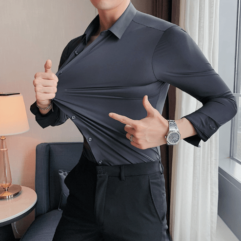Camisa do Futuro - Flex Comfort Floresca cinza P 