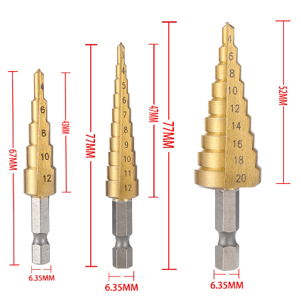 [COMPRA PREMIADA] Kit Brocas Titanium Ferramenta 17 Floresca 