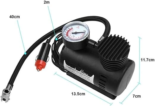 Compressor de ar portátil resistente de 12V 300 PSI Floresca 