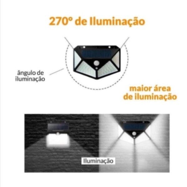 Kit 4 Luminaria LampDay [COMPRE 2 LEVE 4 + FRETE GRÁTIS] Luminária Floresca 