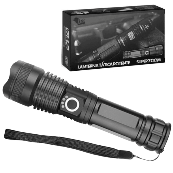 Lanterna Tática Potente Super Zoom [+42.000 LUMENS] lanterna tática militar Floresca 