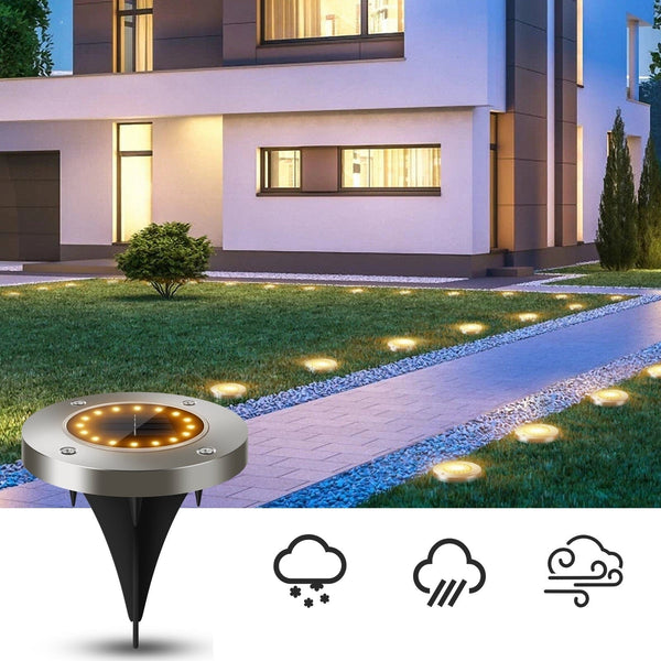 LUZ LED - À prova d'água com carregamento a energia solar LUZ LED - À prova d'água Floresca 