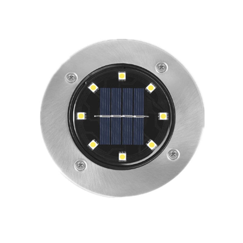 LUZ LED - À prova d'água com carregamento a energia solar LUZ LED - À prova d'água Floresca 8 Leds Branca 1 Lâmpada 