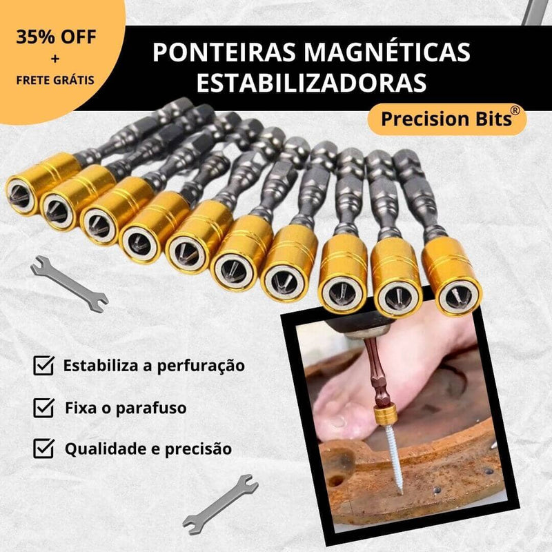 Ponteiras Magnéticas Estabilizadoras Philips PH2- Precision Bits® Floresca 