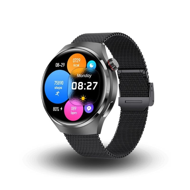 PulseTech GT4 Pro + BRINDE Smartwatch Floresca Milanese Preta 