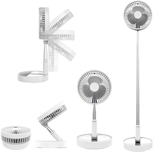 Ventilador Portátil Silencioso Dobrável Floresca 