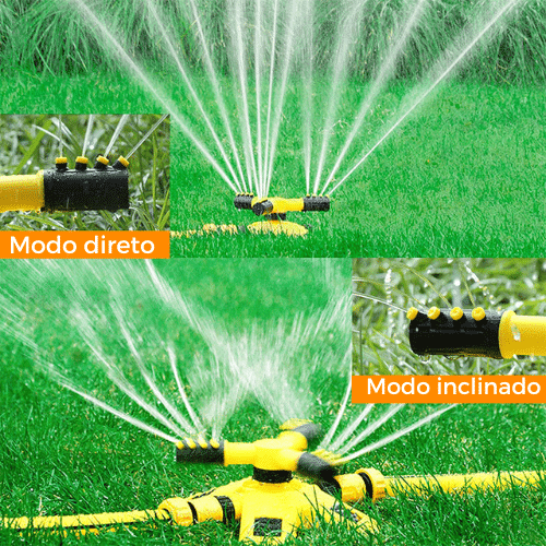 Aspersor Irrigacão Para Horta Econômico Sprinkler 360° Floresca 
