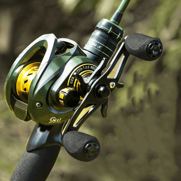 Carretilha de Pesca Anti Cabeleira - Titan Pro Carretilha de Pesca Titan Pro Floresca 