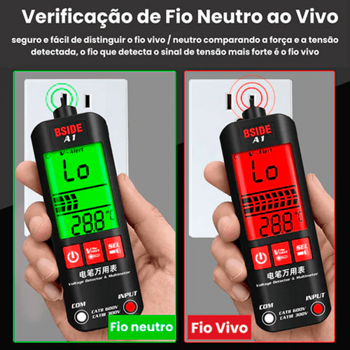 Multímetro Digital Profissional Inteligente - MultiSmart Floresca 