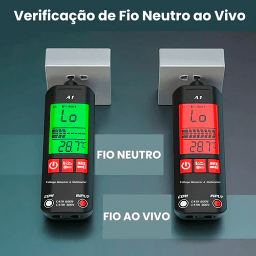 Multímetro Digital Profissional Inteligente - MultiSmart Floresca 