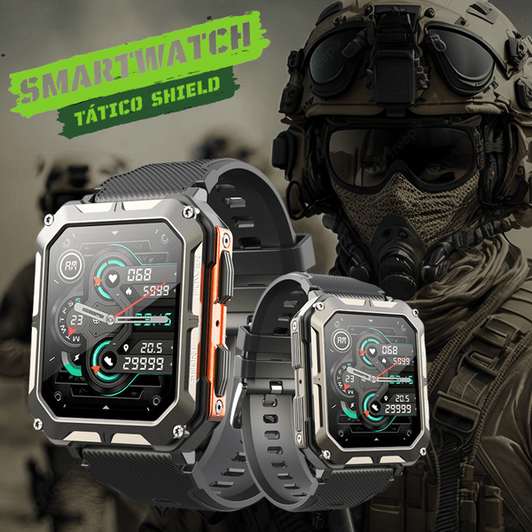 Smartwatch Tático Militar Shield Floresca 